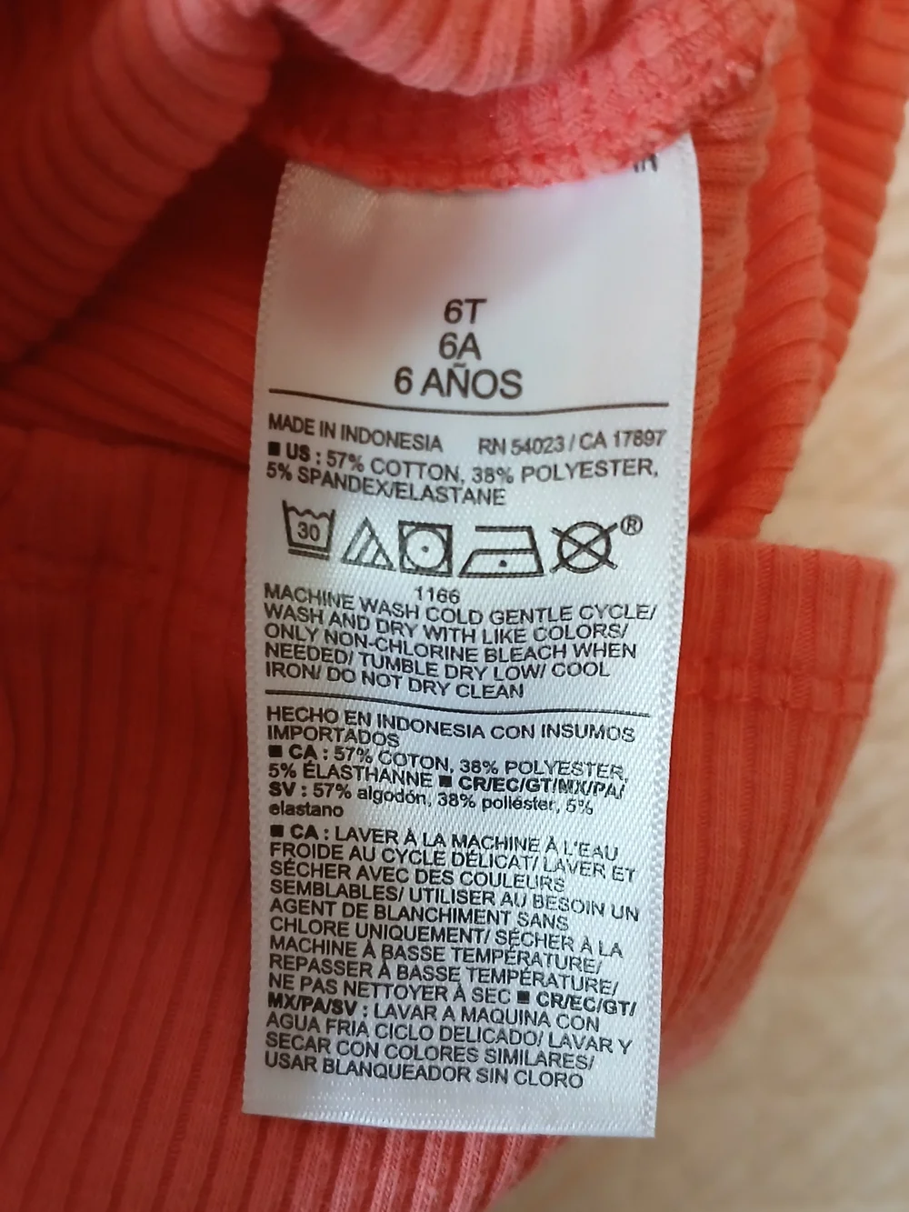 Old Navy Girls Orange Ribbed Romper with Ruffle Straps
